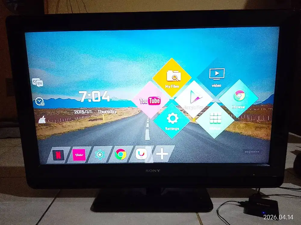 TV LCD Sony Bravia 37 inci Analog Bonus STB Android