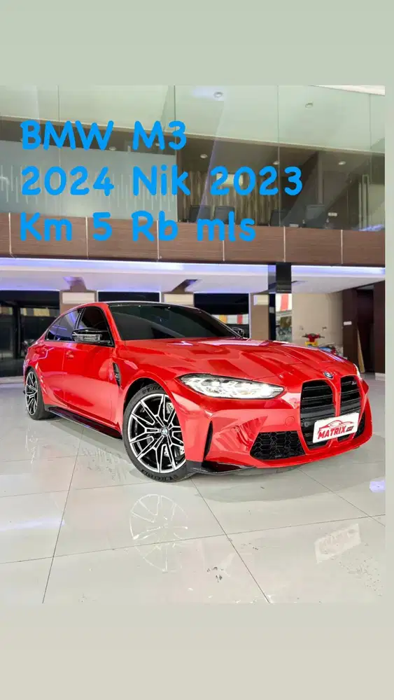 Bmw M3 Red on ivory 2024 Nik 2023 Siap pakai