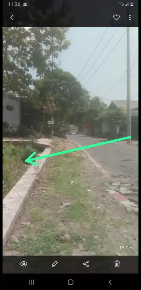 Jual tanah togobedah hulaan menganti gresik nol jalan raya