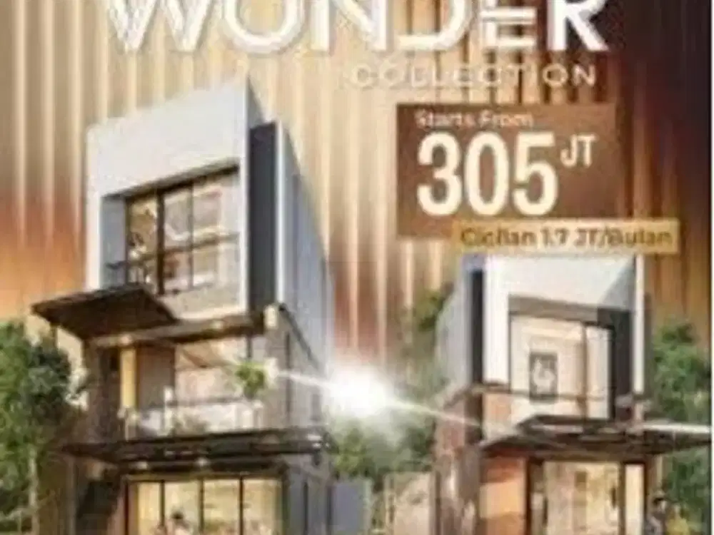 Rumah Modern 3,3x10,5 – 2 Lantai Fungsional dengan Balkon & Halaman Belakang PARK SERPONG