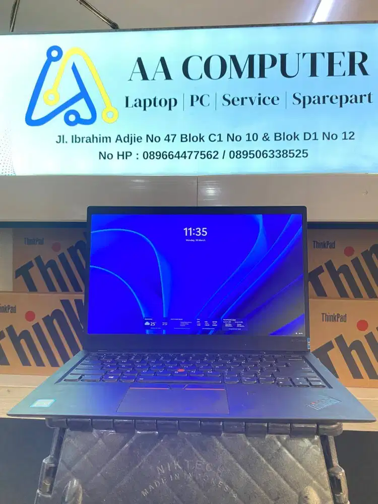 LAPTOP LENOVO THINKPAD X1 CARBON 6TH | I5 GEN 8 | RAM 8GB | SSD 256GB