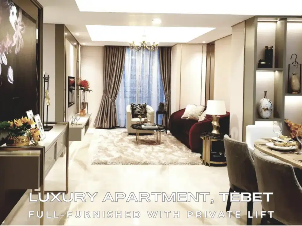 Luxury Apartment With Private Lift, Full-Furnished, Tebet, Jaksel