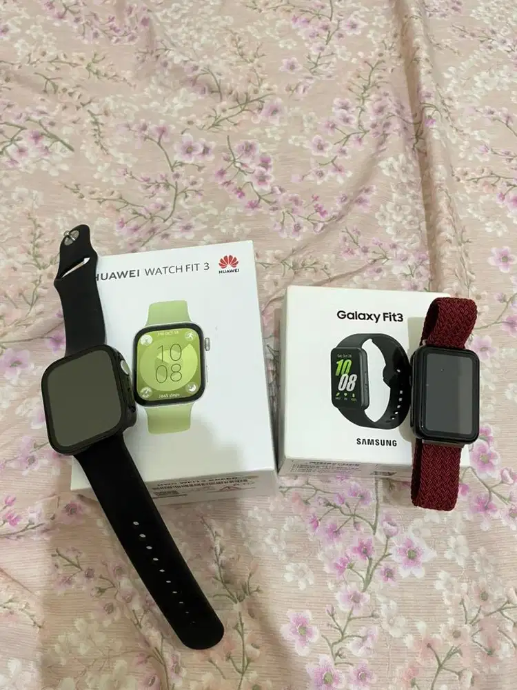 huawei watch fit 3 & samsung galaxy watch fit 3