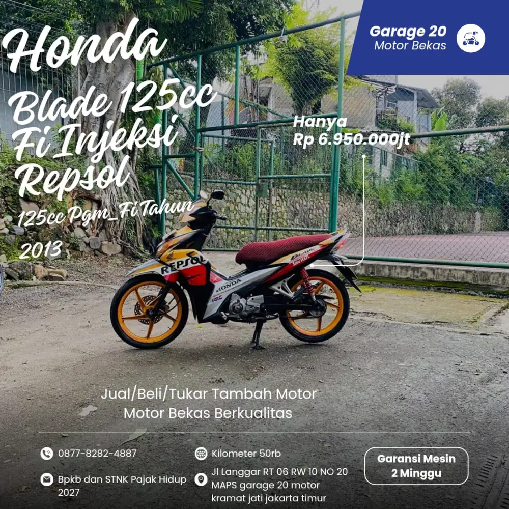 Honda Blade 125cc Pgm_Fi Tahun 2013