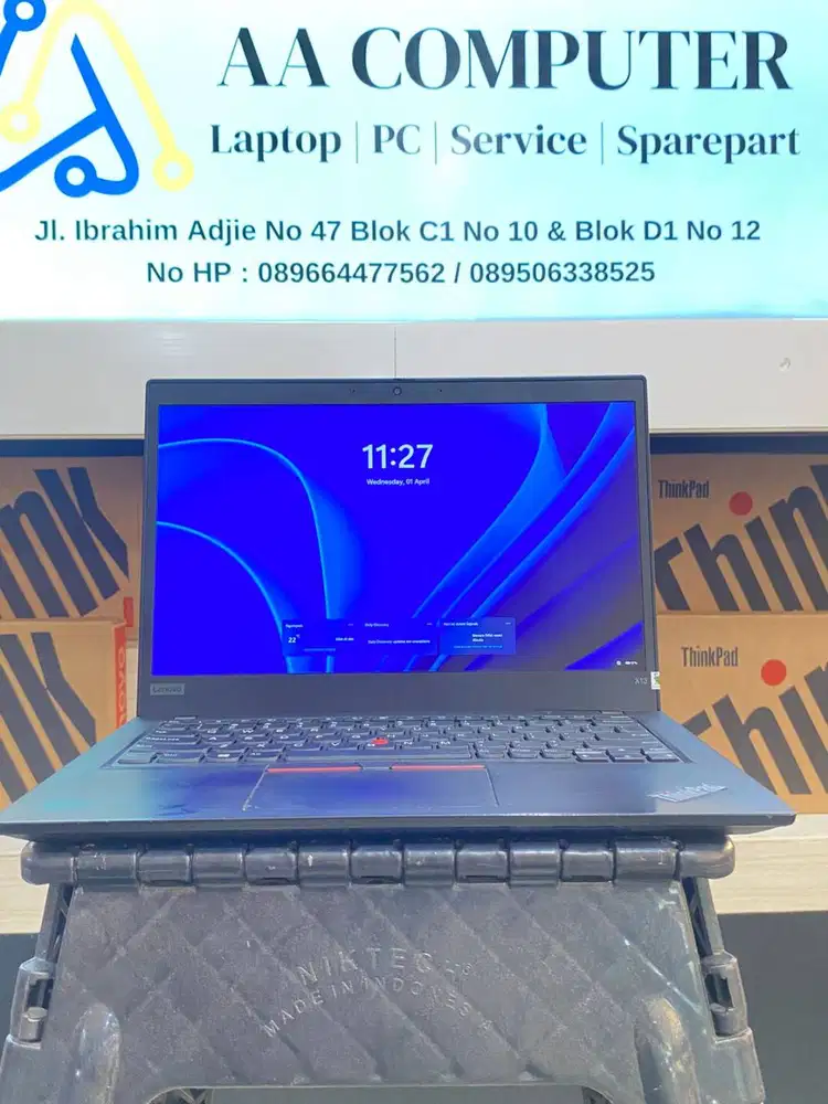 LAPTOP LENOVO THINKPAD X13 G1 TOUCH | I5 GEN 10 | RAM 16GB | SSD 256GB