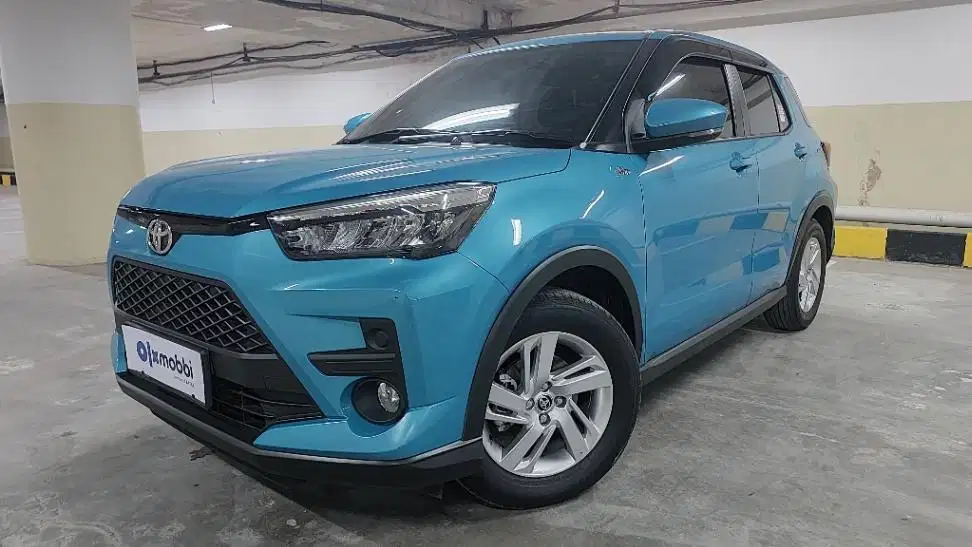 TDP 9,JT, Toyota Raize 1.2 G Bensin-AT Biru 2024