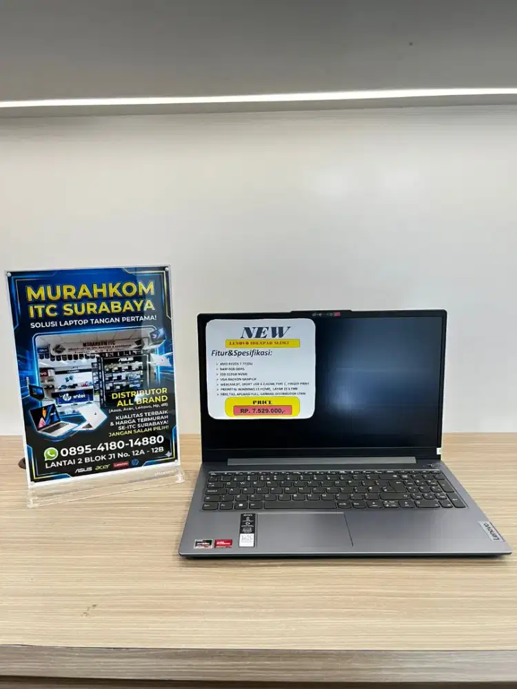 Lenovo Ideapad 3 15ABR8 with Ryzen 7 7000 Series 8GB RAM Finger Print