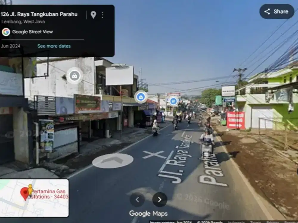 DIJUAL RUKO DI JALAN TANGKUBAN PERAHU LEMBANG STRATEGIS