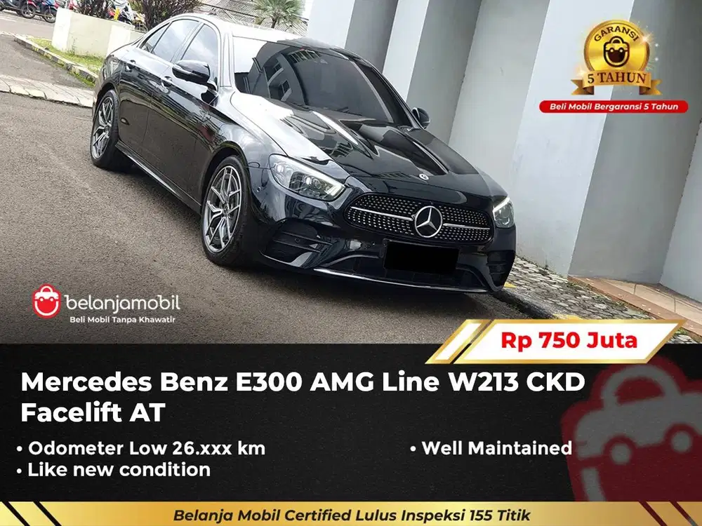 [ LOW KM ] Mercedes Benz Mercy E 300 E300 AMG W213 2022/2023