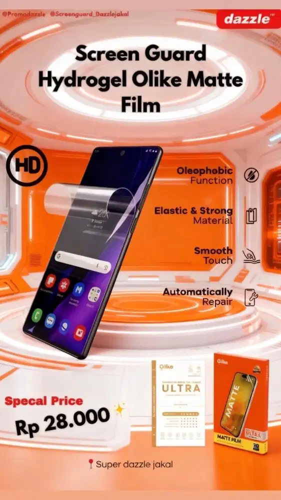 Screen Guard Hydrogel Olike matte film