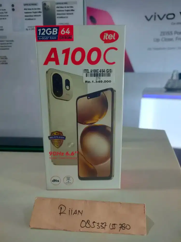 Itel A100C 4/64gb ATLANTIS DAHSYAT