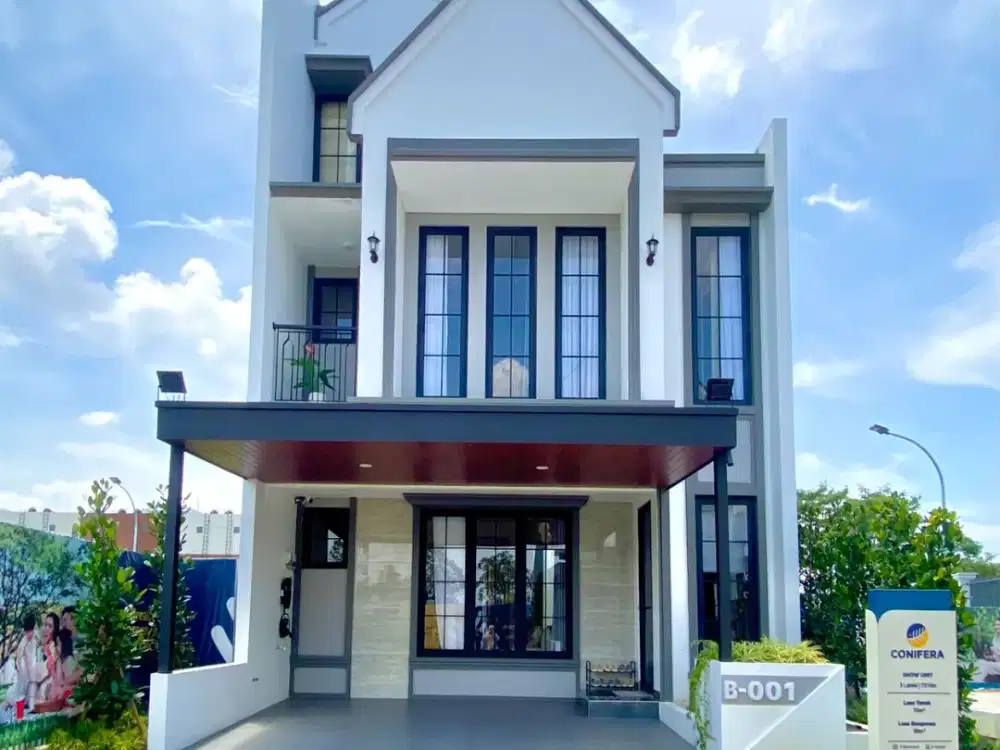 Rumah brand new 7x10 70m type 3KT Cluster Conifera Metland Menteng Cakung