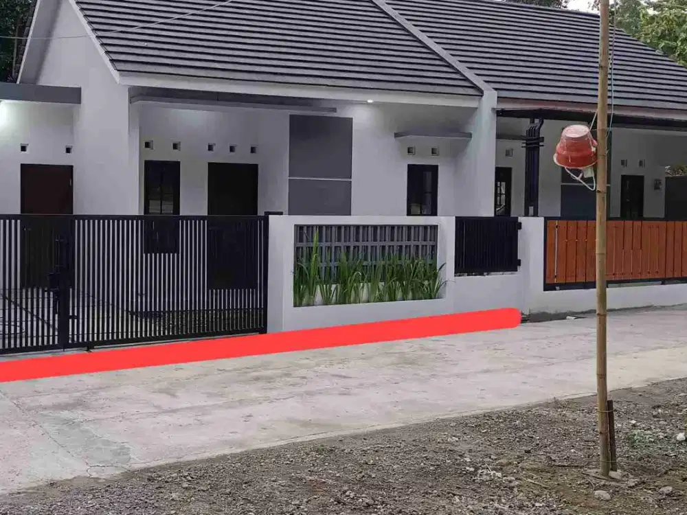Rumah baru, gress, dalam cluster 6 unit lokasi di utara lapas cebongan, Sumberadi dkt RSA UGM PEMDA SLEMAN, SCH MALL