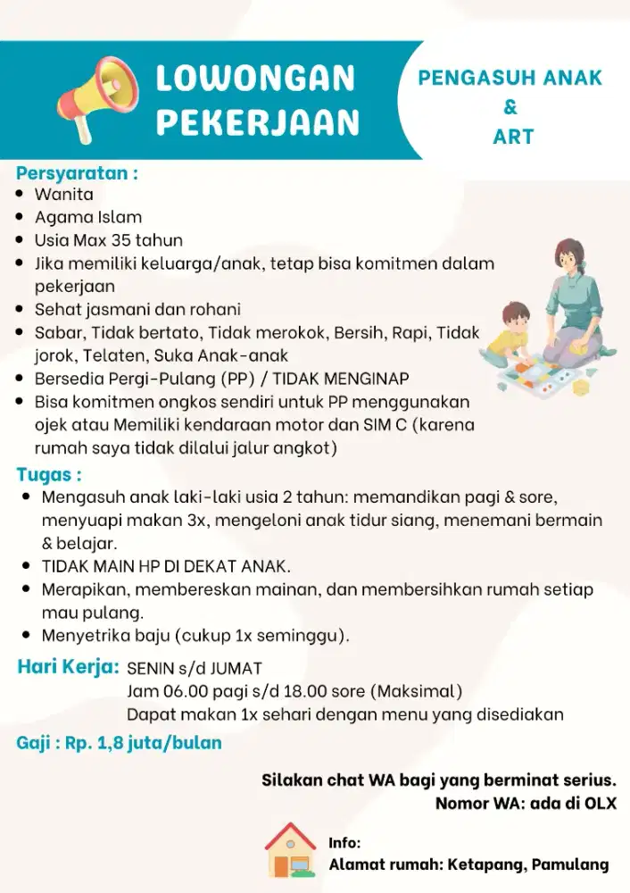 Pengasuh anak dan ART