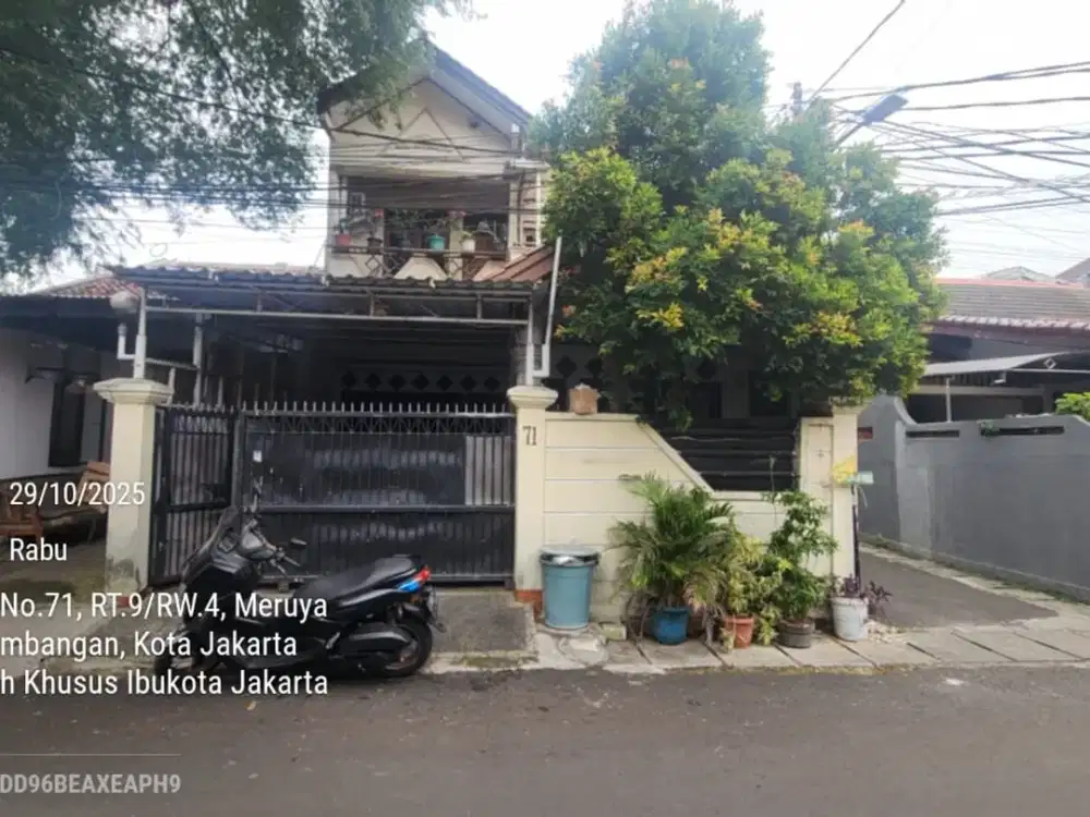 Dijual Lelang Rumah Jalan H. Merin Kelurahan Meruya Selatan, Kecamatan Kembangan, Kota Jakarta Barat, Provinsi Dki Jakarta