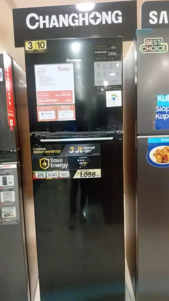 CHANGHONG KULKAS REFRI 2 DOOR FTM-355NIB