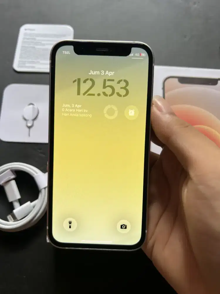 iPhone 12 Mini 64Gb White All Operator, Fullset Mulus Nominus