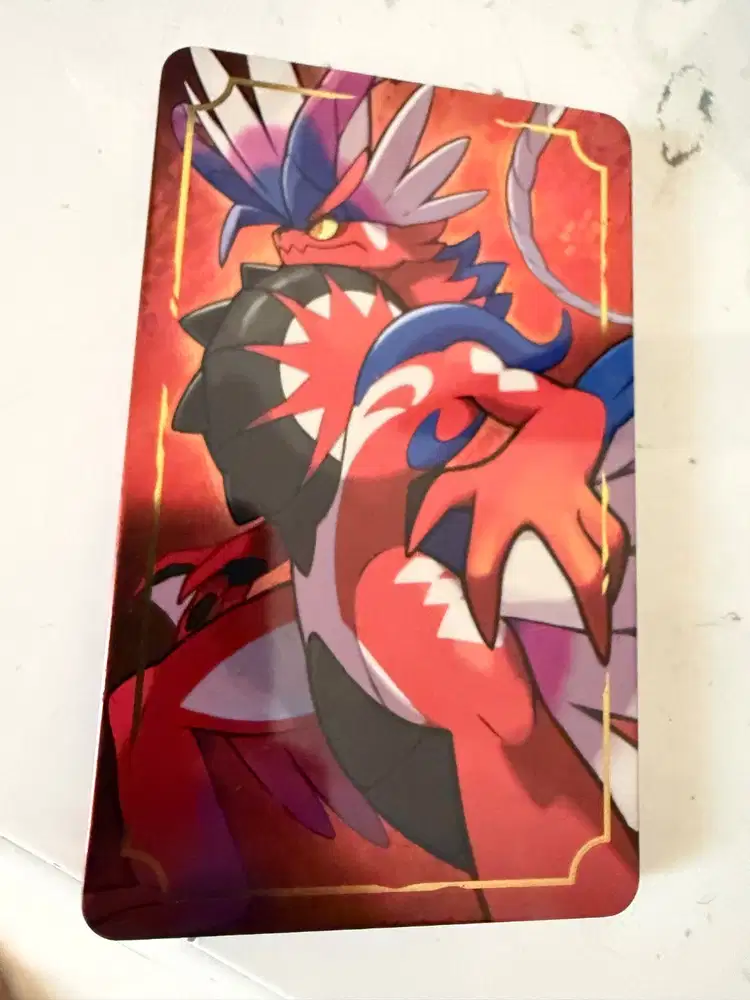 Pokemon scarlet + steelbook switch