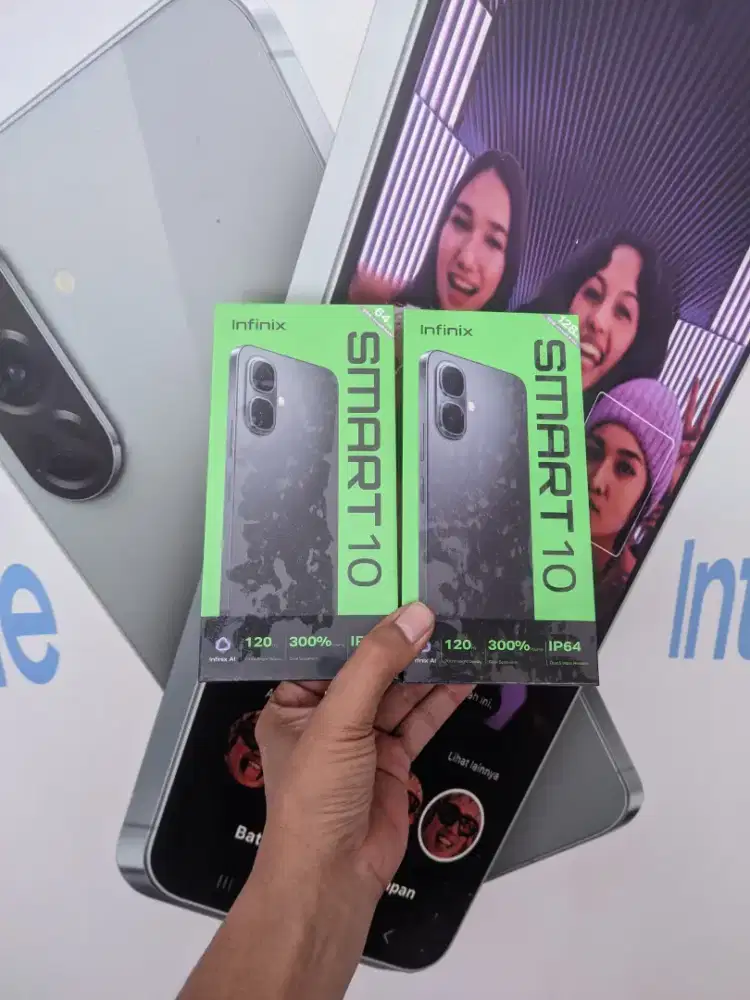 Fast respon WA Infinix Smart 10 4+4/64 Garansi resmi 1thn