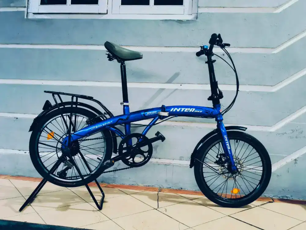 Sepeda lipat merek interbike uk'20 hrg 500rb net