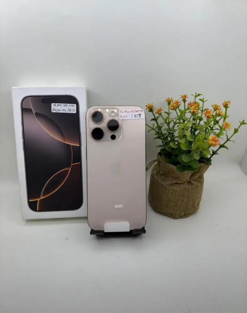 iPhone 16 PRO 128GB, iBox, DESSERT TITANIUM