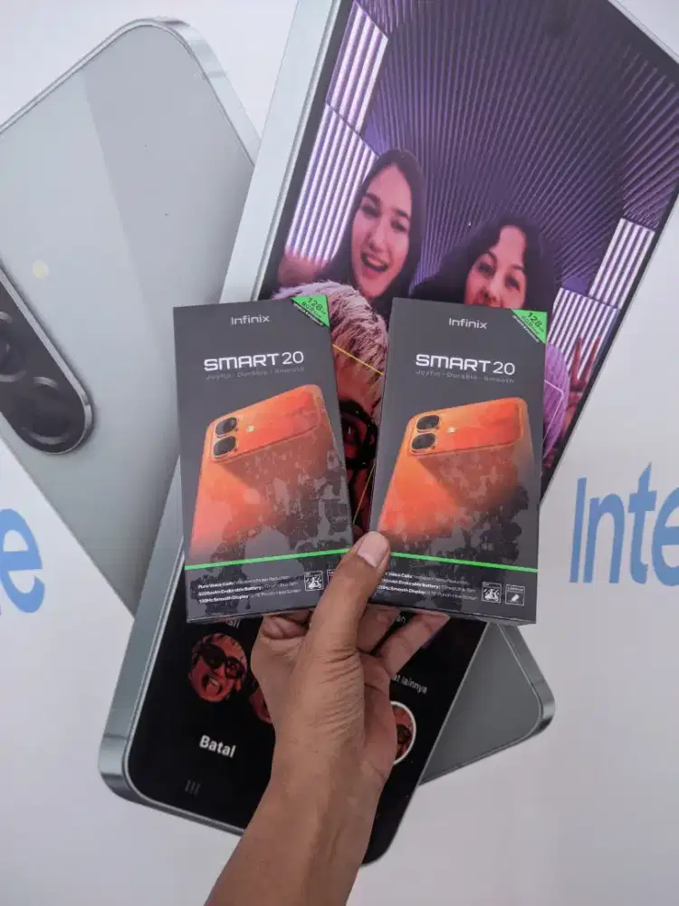 Fast respon WA Infinix Smart 20 4+4/128 Garansi resmi 1th