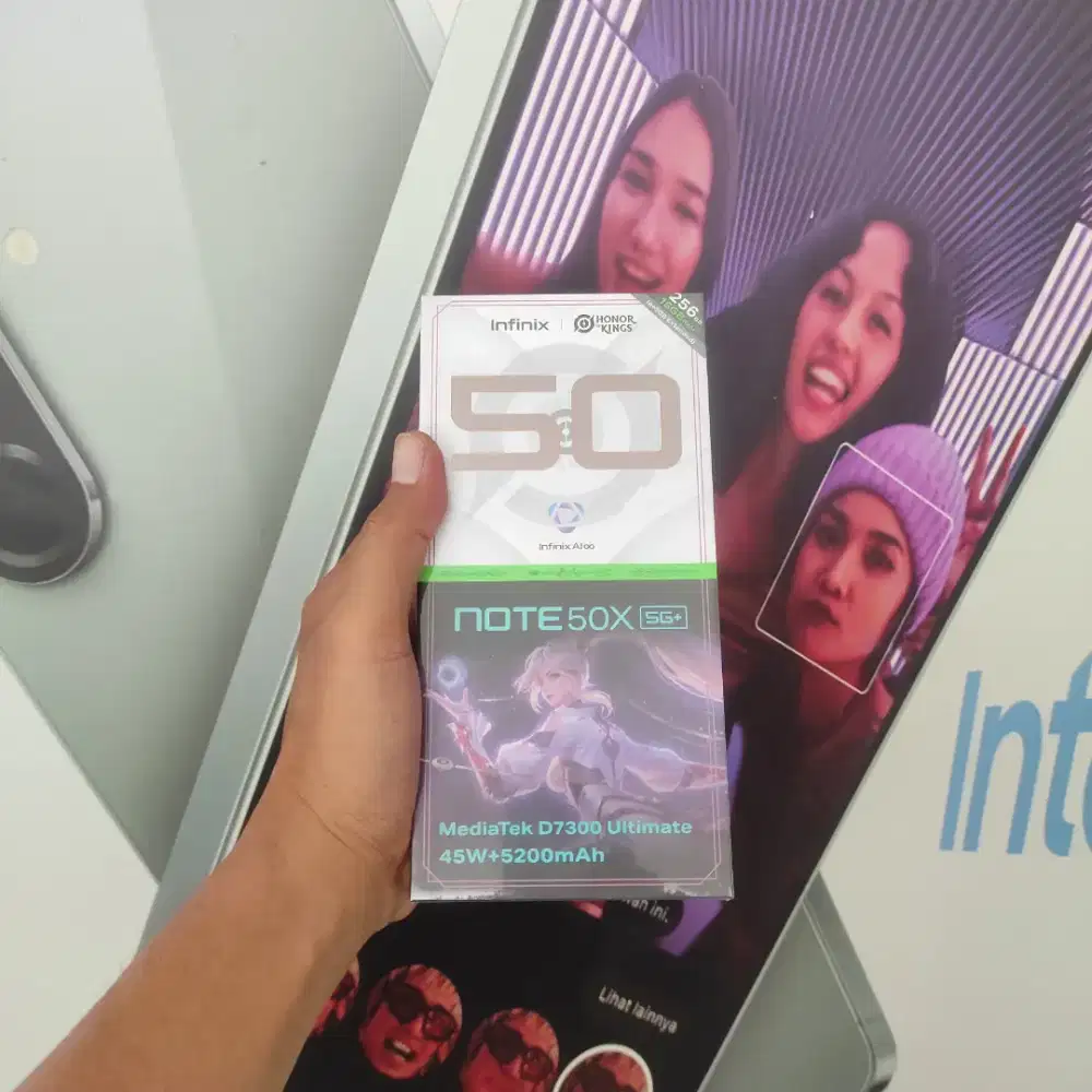 Fast respon WA Infinix Note 50x 5G 8+8/256 Garansi resmi 1thn