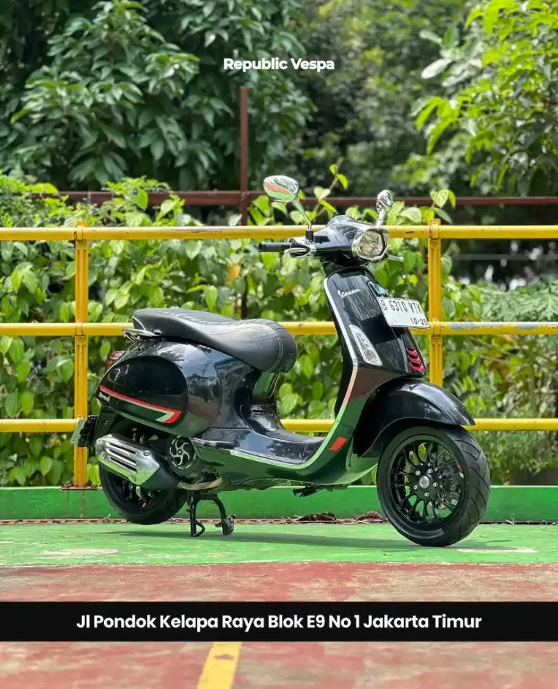 PIAGGIO VESPA SPRINT S150 IGET ABS TH 2019 Warna Hitam