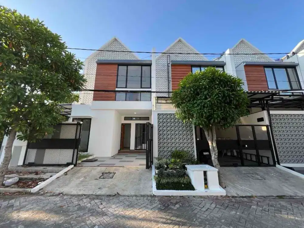 Jual rumah baru gress‼️rumah baru hook Gading pantai dekat raya  kenjeran