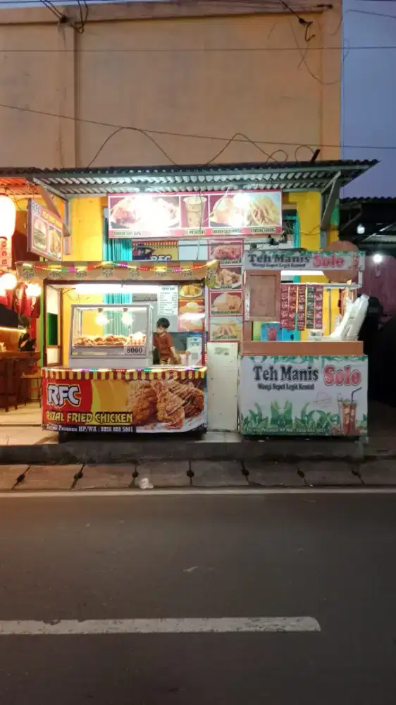 Gerobak chicken dan gerobak ea teh