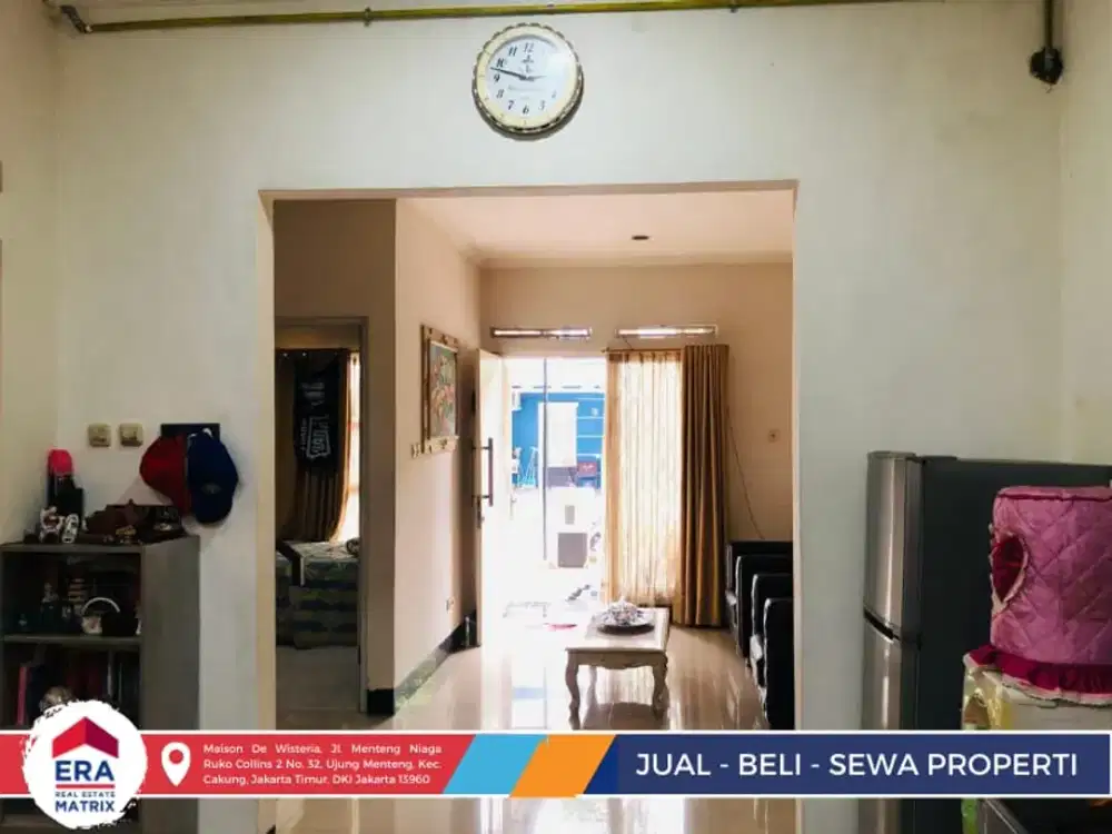 Jual rumah Unfurnish 2KT ,di metland menteng