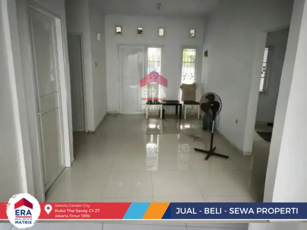 Rumah Luas Unfurnished Non Cluster Metland Menteng Cakung