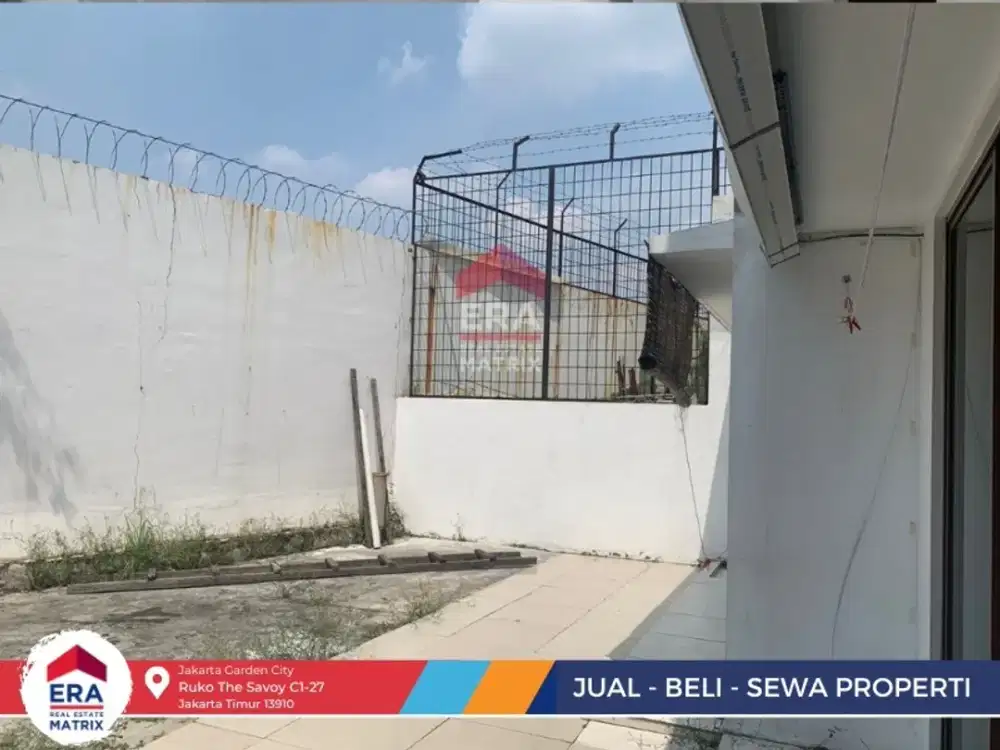 Rumah Cluster Zebrina Bagus 9x19 Jakarta Garden City Cakung