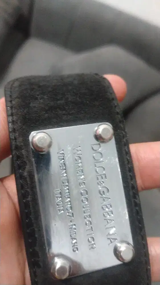 Belt kulit dolce gabbana italy