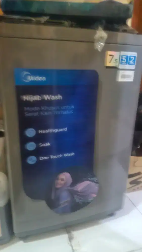 Mesin cuci 1 tabung midea hijab wash
