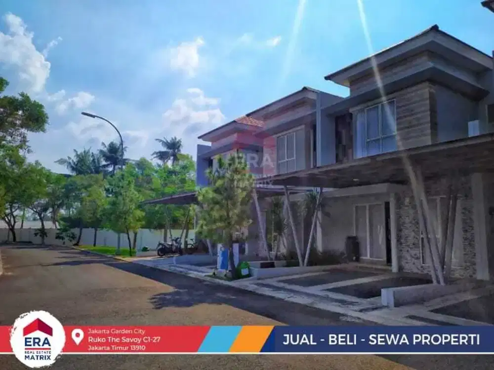Rumah Bagus Semi Furnished Cluster Missisippi JGC Jakarta Timur
