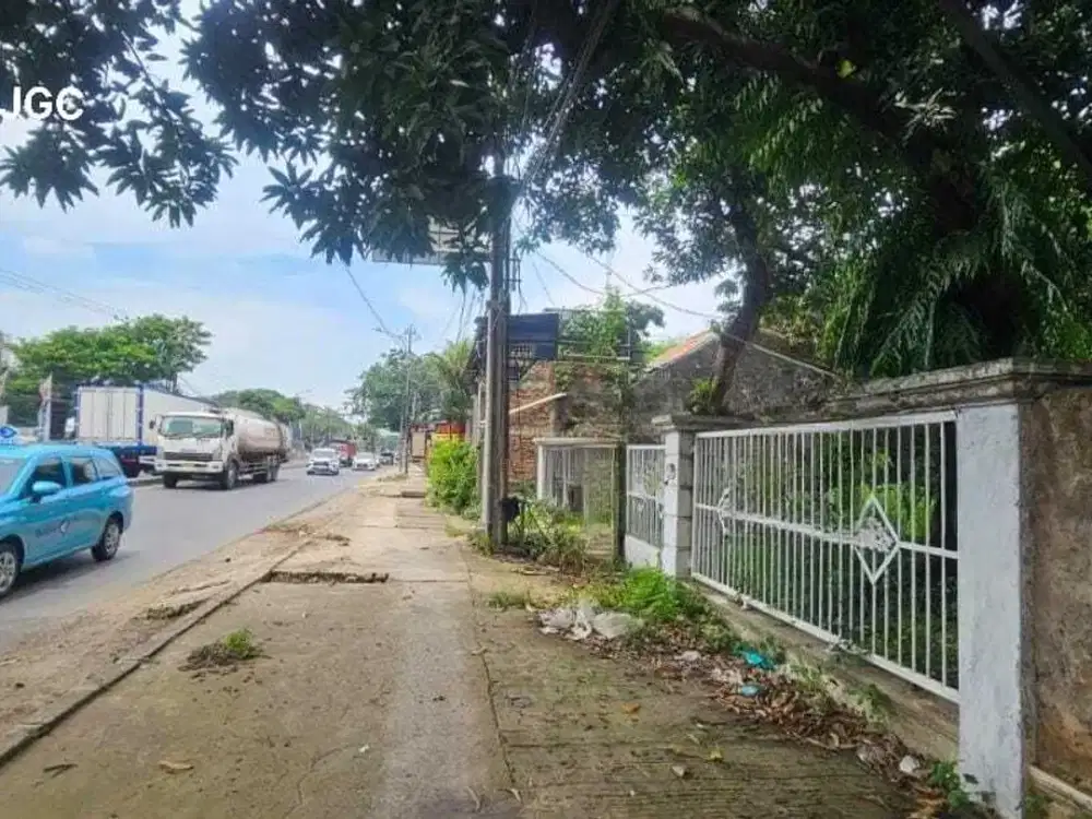 Kavling Komersil Luas 1950 SHM Cocok Untuk Gudang, Gedung Kantor Di Jl Raya Narogong Bekasi