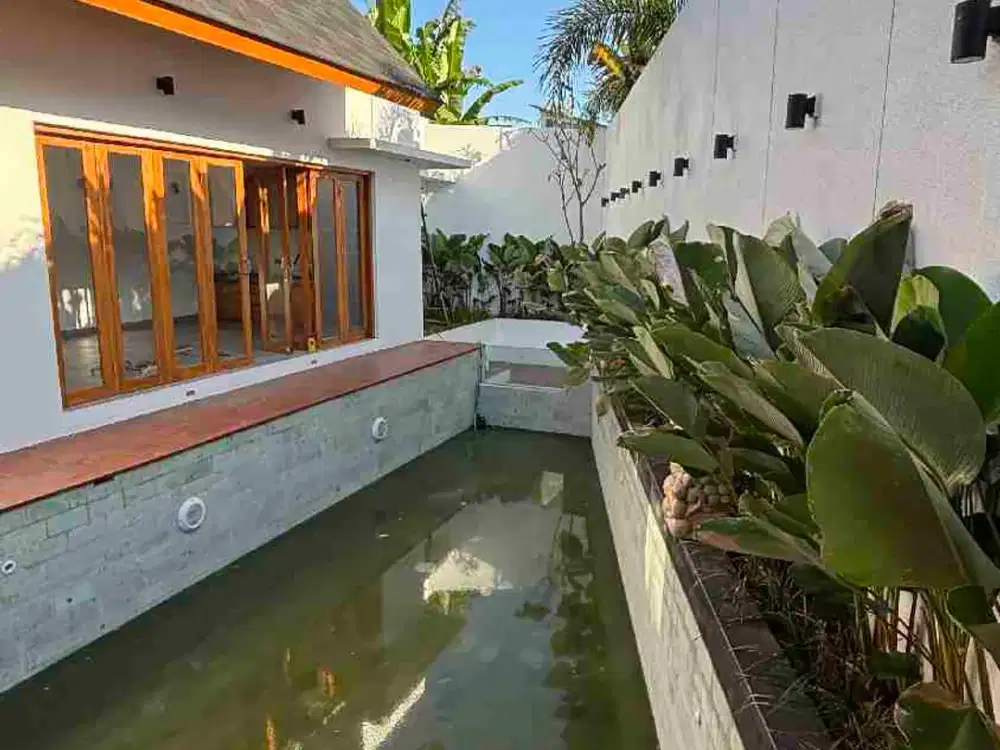VILLA BARU 3BR SIAP HUNI DI CANGGU (TANAH LUAS 262m2)