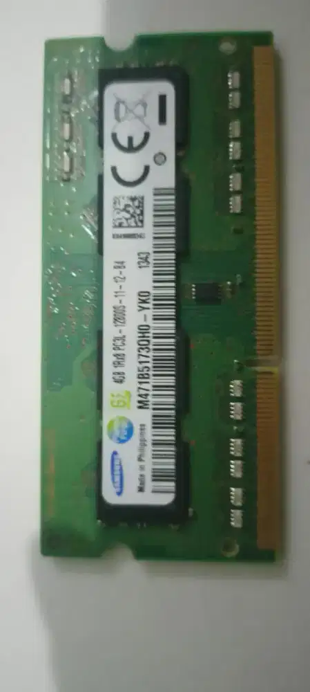Ram laptop 4gb ddr3l 1600mhz sodimm