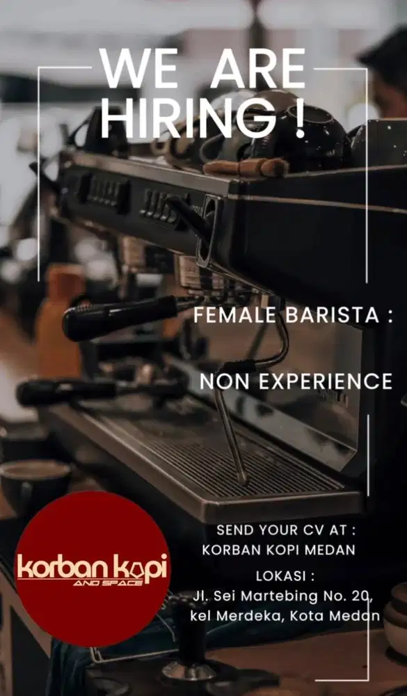 Lowongan barista non basic