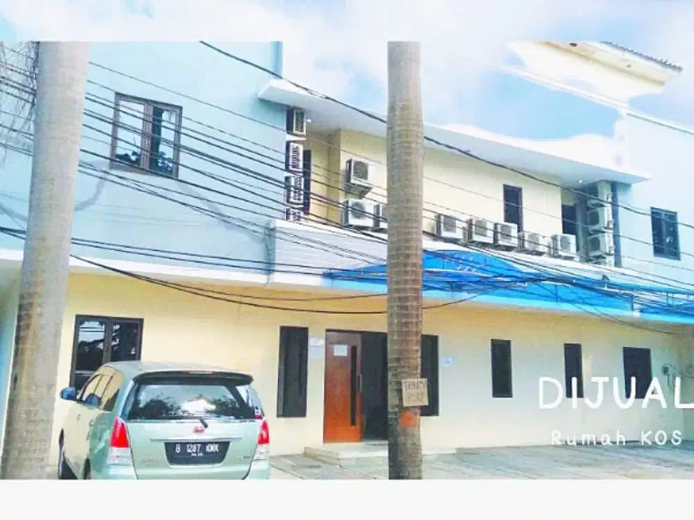 rumah kost 3 lantai,hook,furnished di kelapa puan,kelapa gading