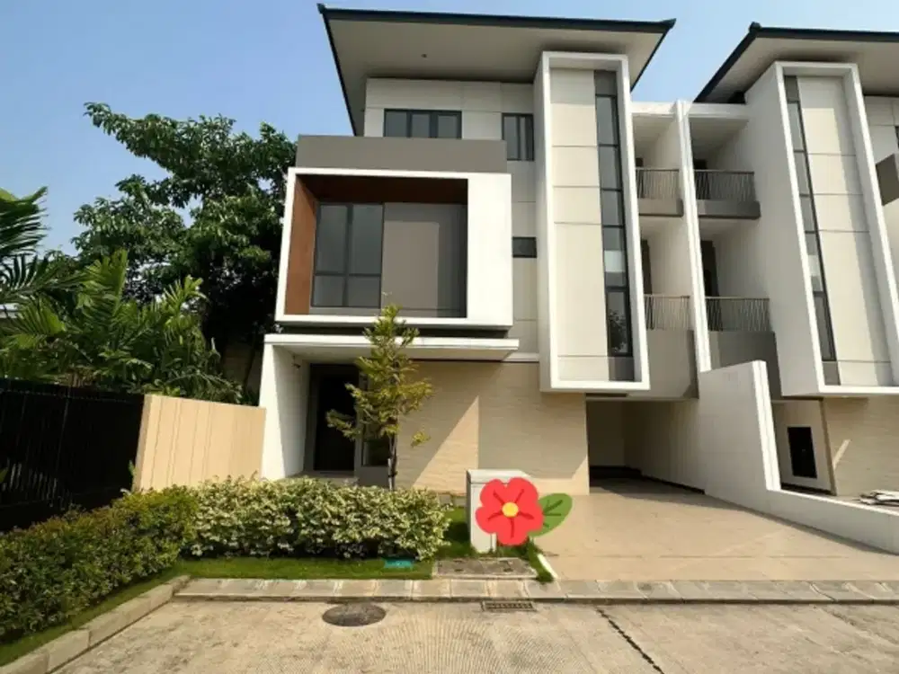 rumah 3 lantai,siap huni di cluster maninjau,Jakarta garden city