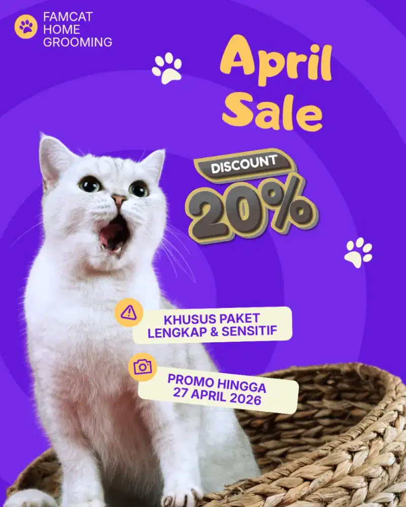 Promo Grooming Home Service