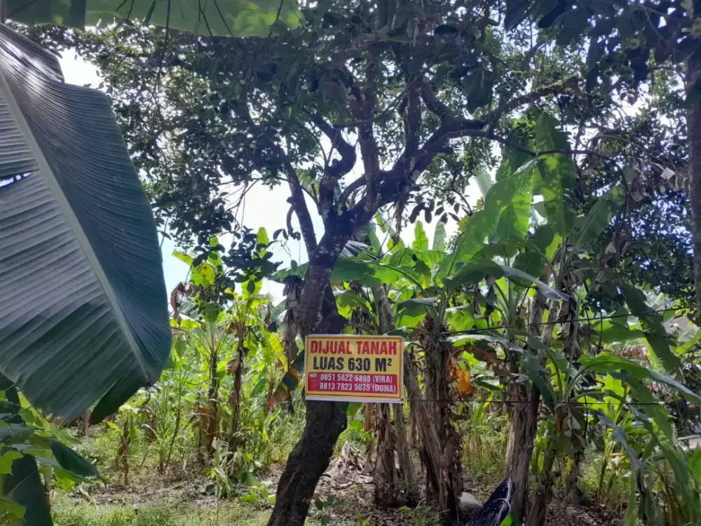 Jual tanah seluas 630 m² dekat Bandara Internasional Minangkabau (BIM)