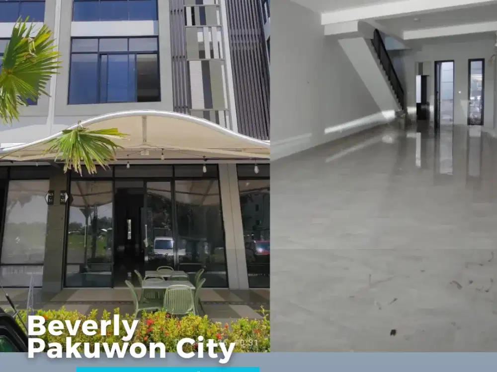 Ruko Beverly Pakuwon City ( Depan Hokky Pakuwon City) PLN 6600 watt, PDAM.