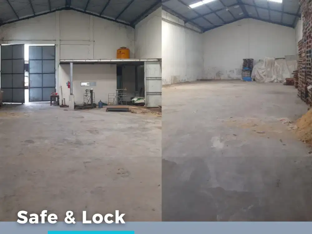 HARGA MIRING Gudang safe n lock, Akses jalan bisa truk kontainer 40 feet