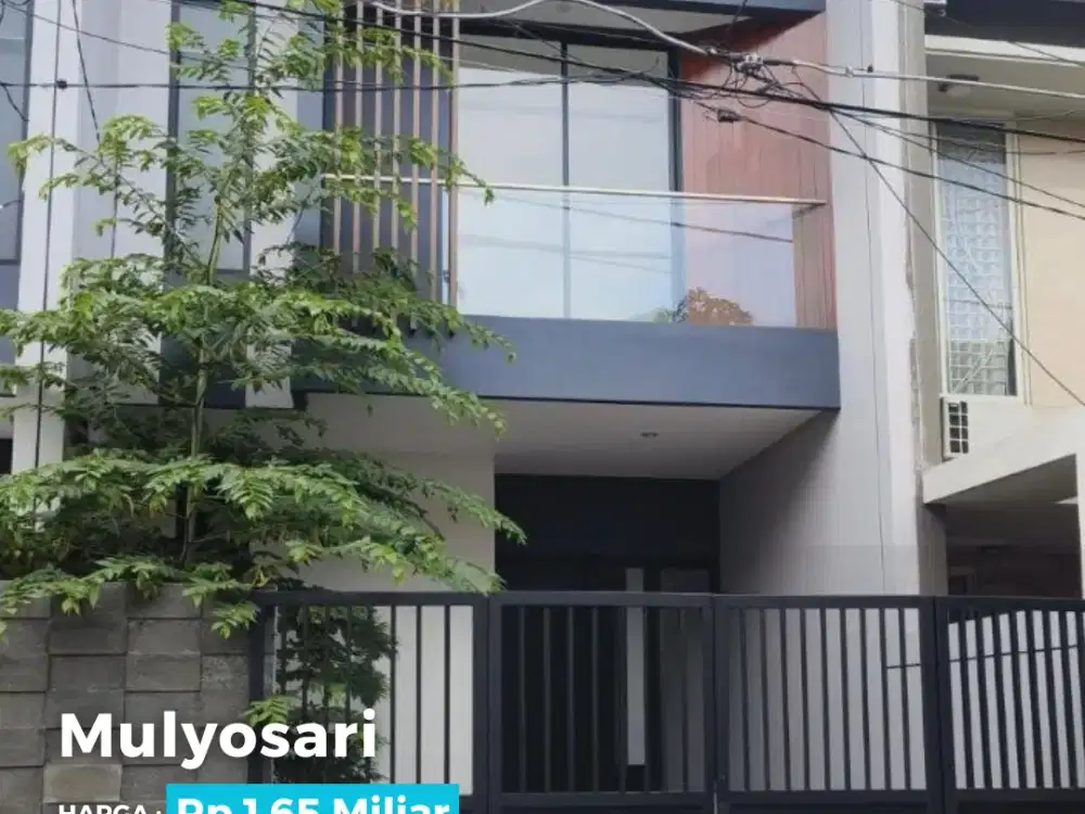Rumah Baru 2 Lantai Perumahan Mulyosari Row 2 Mobil Longgar