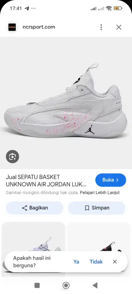 Sepatu Nike Air Jordan luka 2 white