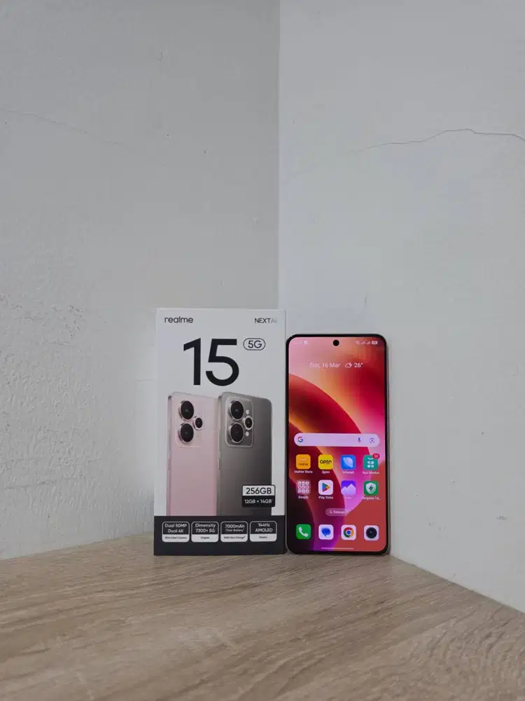Realme 15 Silk Pink 12/256 Ex Resmi Fullset Perfect 12GB 256GB