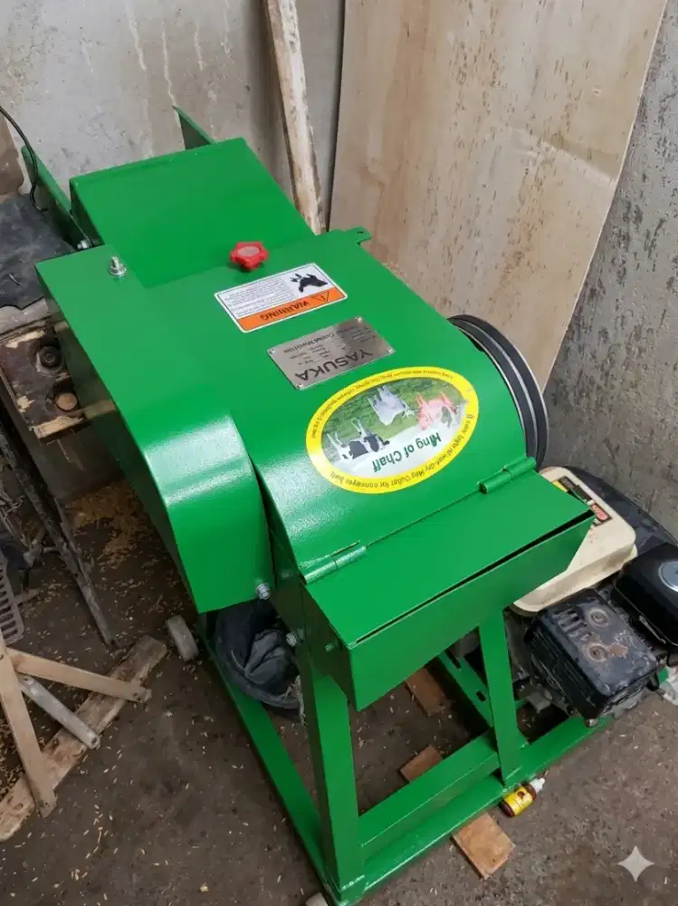 Mesin cacah rumput siap pakai